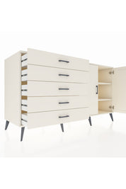 Kronos Konsol 2 Raflı 5 Çekmeceli 2 Kapaklı 176x59x99 Aytaşı-Aytaşı