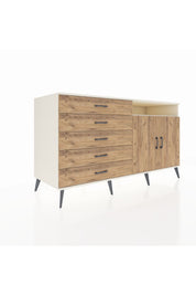 Kronos Konsol 2 Raflı 5 Çekmeceli 2 Kapaklı 176x59x99 Aytaşı-Çam