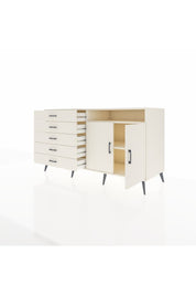 Kronos Konsol 2 Raflı 5 Çekmeceli 2 Kapaklı 176x59x99 Aytaşı-Aytaşı