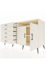 Kronos Konsol 2 Raflı 5 Çekmeceli 2 Kapaklı 176x59x99 Aytaşı-Aytaşı