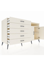 Kronos Konsol 2 Raflı 5 Çekmeceli 2 Kapaklı 176x59x99 Aytaşı-Aytaşı