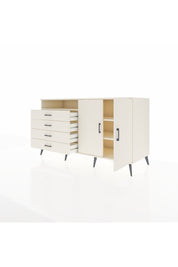 Kronos Konsol 3 Raflı 4 Çekmeceli 2 Kapaklı 176x59x99 Aytaşı-Aytaşı