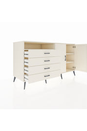 Kronos Konsol 3 Raflı 4 Çekmeceli 2 Kapaklı 176x59x99 Aytaşı-Aytaşı