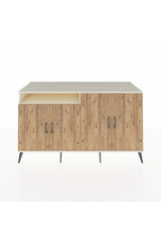 Kronos Konsol 4 Raflı 4 Kapaklı 176x59x99 Aytaşı-Çam/Aytaşı