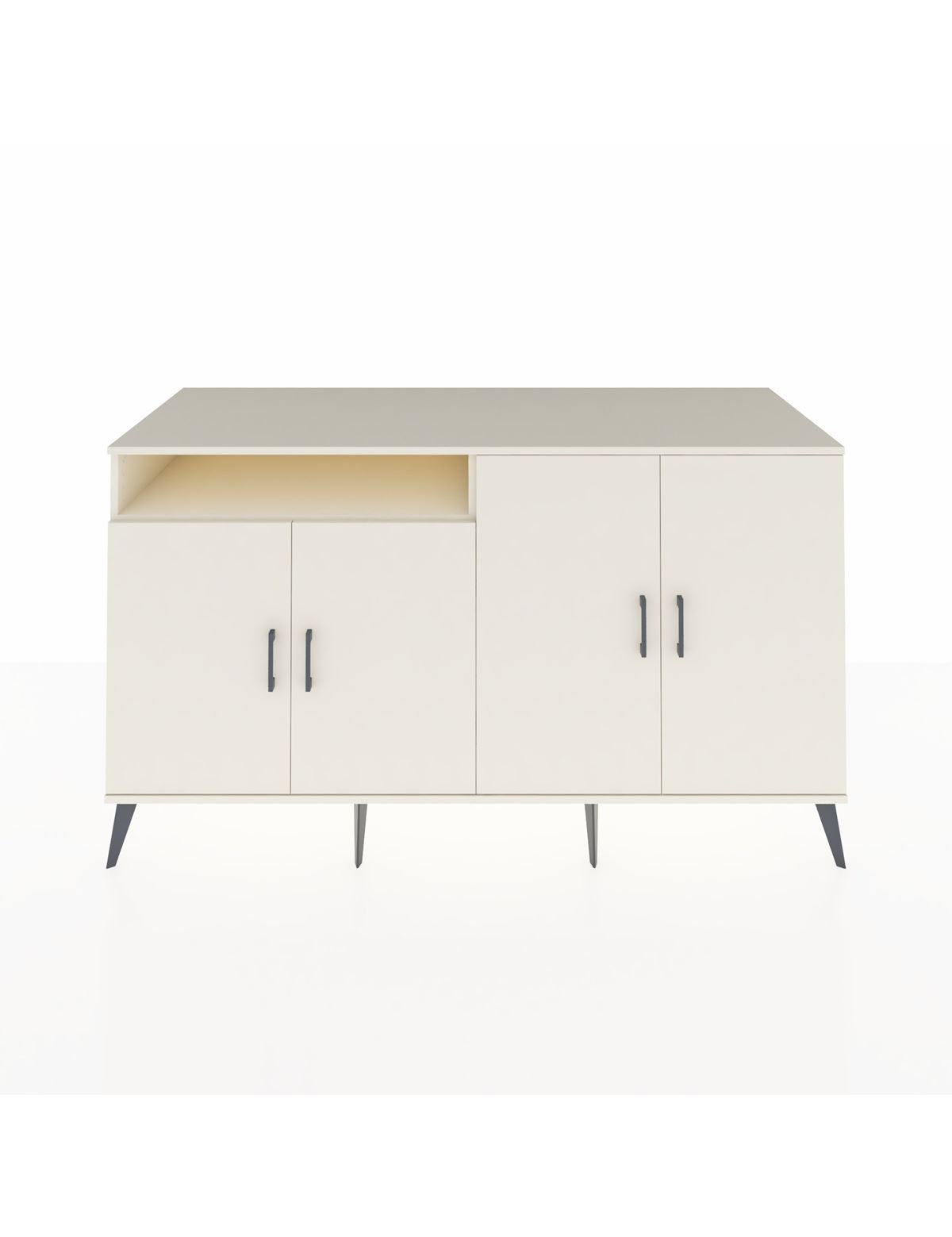 Kronos Konsol 4 Raflı 4 Kapaklı 176x59x99 Aytaşı-Aytaşı