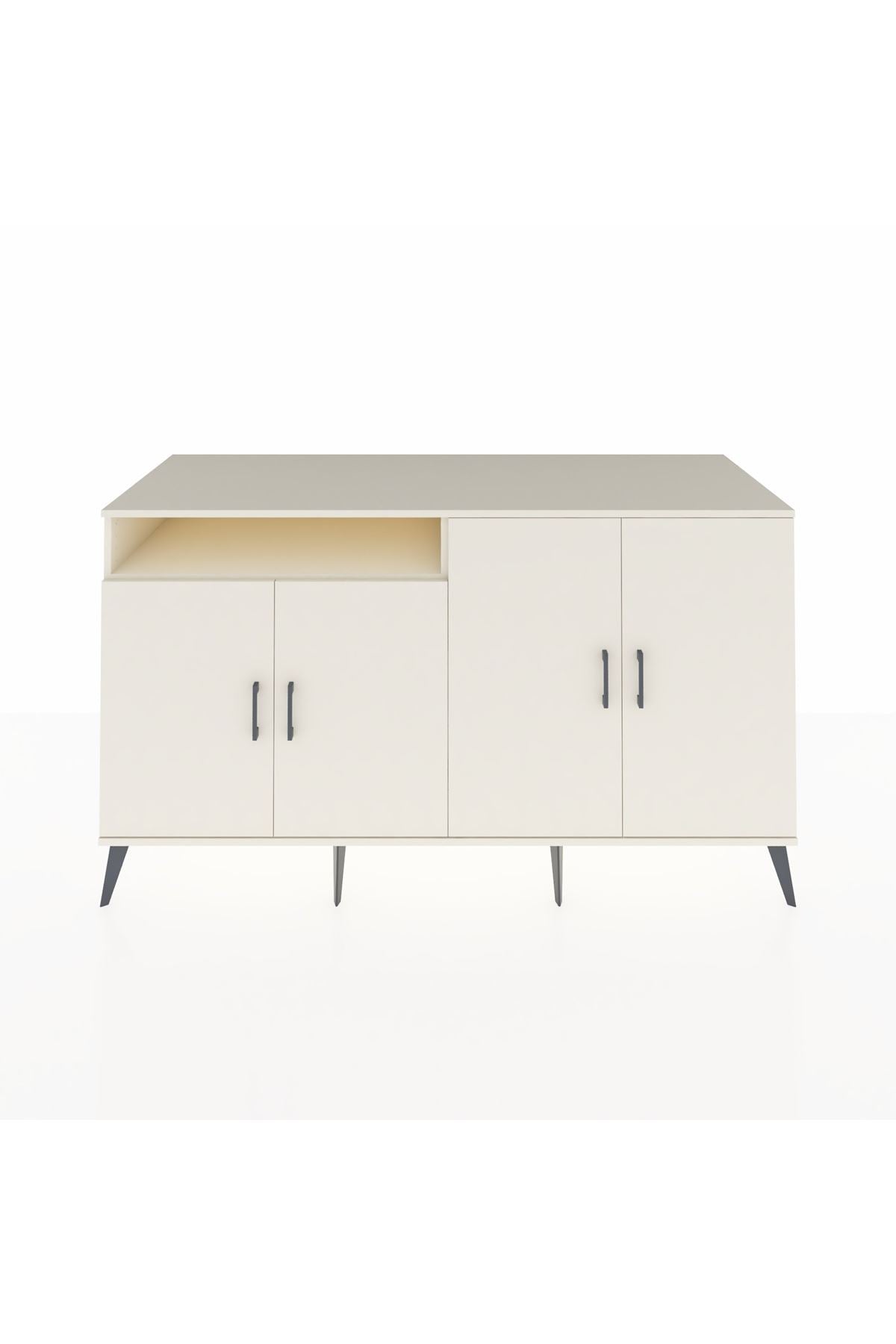 Kronos Konsol 4 Raflı 4 Kapaklı 176x59x99 Aytaşı-Aytaşı