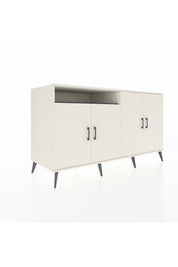 Kronos Konsol 4 Raflı 4 Kapaklı 176x59x99 Aytaşı-Aytaşı/Antrasit