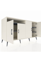 Kronos Konsol 4 Raflı 4 Kapaklı 176x59x99 Aytaşı-Aytaşı/Antrasit