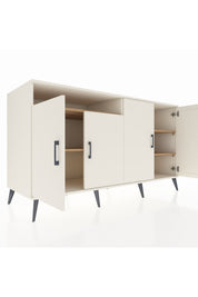 Kronos Konsol 4 Raflı 4 Kapaklı 176x59x99 Aytaşı-Aytaşı/Çam