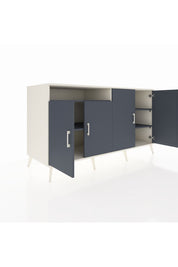 Kronos Konsol 4 Raflı 4 Kapaklı 176x59x99 Aytaşı-Antrasit