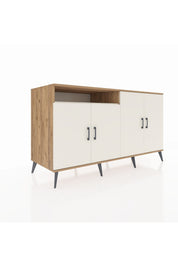 Kronos Konsol 4 Raflı 4 Kapaklı 176x59x99 Çam-Aytaşı