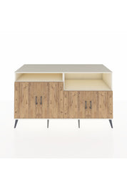 Kronos Konsol 4 Raflı 4 Kapaklı 176x59x99 Aytaşı-Çam/Aytaşı