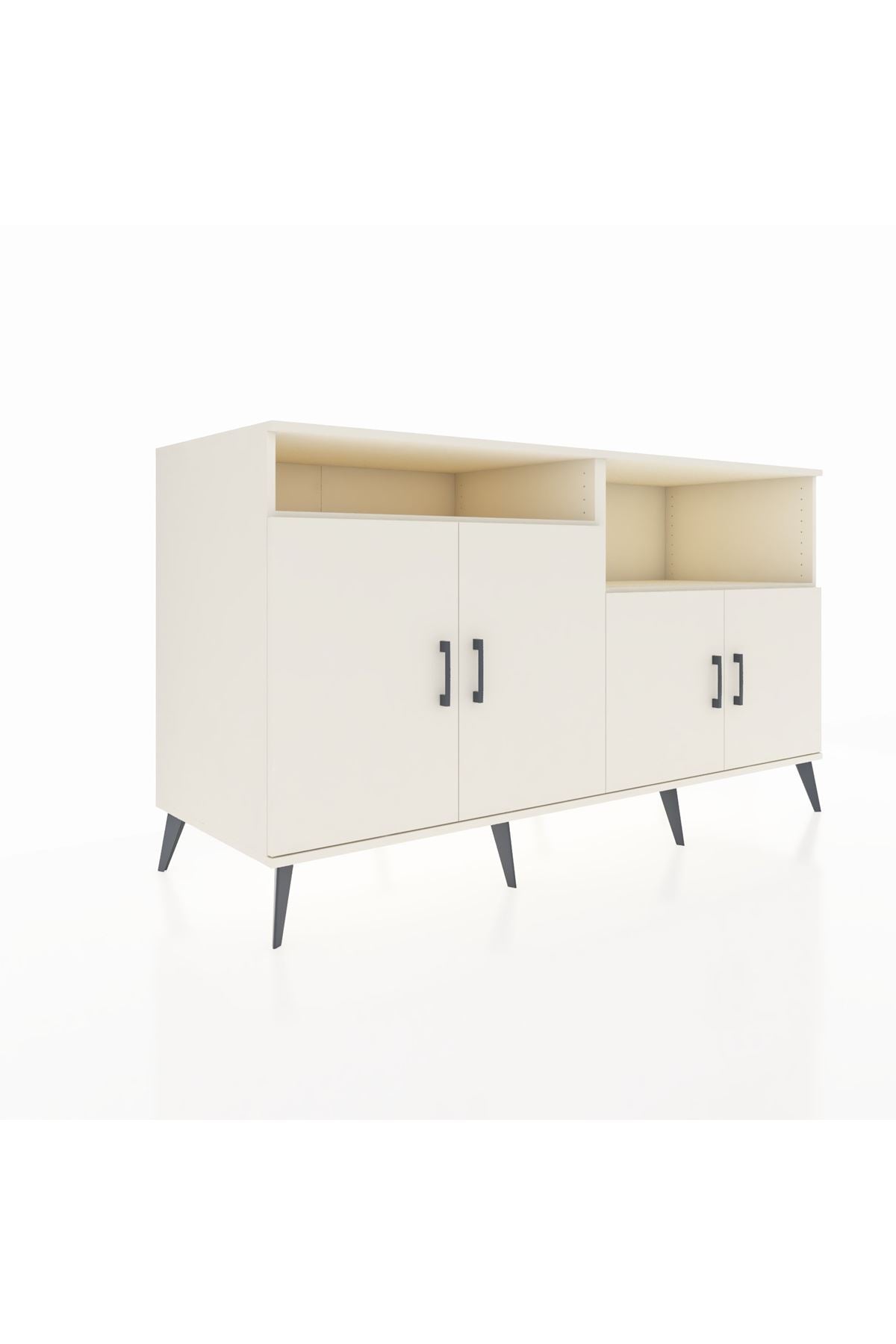 Kronos Konsol 4 Raflı 4 Kapaklı 176x59x99 Aytaşı-Aytaşı