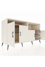 Kronos Konsol 4 Raflı 4 Kapaklı 176x59x99 Aytaşı-Aytaşı/Çam