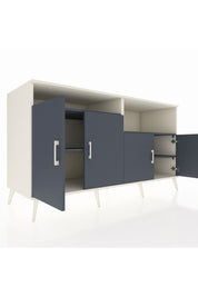 Kronos Konsol 4 Raflı 4 Kapaklı 176x59x99 Aytaşı-Antrasit