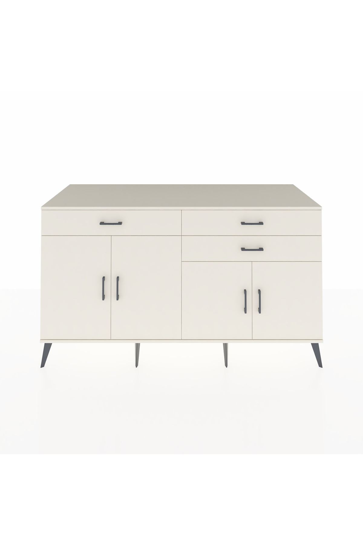 Kronos Konsol 2 Raflı 3 Çekmeceli 4 Kapaklı 176x59x99 Aytaşı-Aytaşı