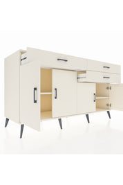 Kronos Konsol 2 Raflı 3 Çekmeceli 4 Kapaklı 176x59x99 Aytaşı-Aytaşı