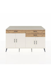 Kronos Konsol 2 Raflı 3 Çekmeceli 4 Kapaklı 176x59x99 Aytaşı-Aytaşı/Çam