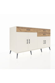 Kronos Konsol 2 Raflı 3 Çekmeceli 4 Kapaklı 176x59x99 Aytaşı-Aytaşı/Çam