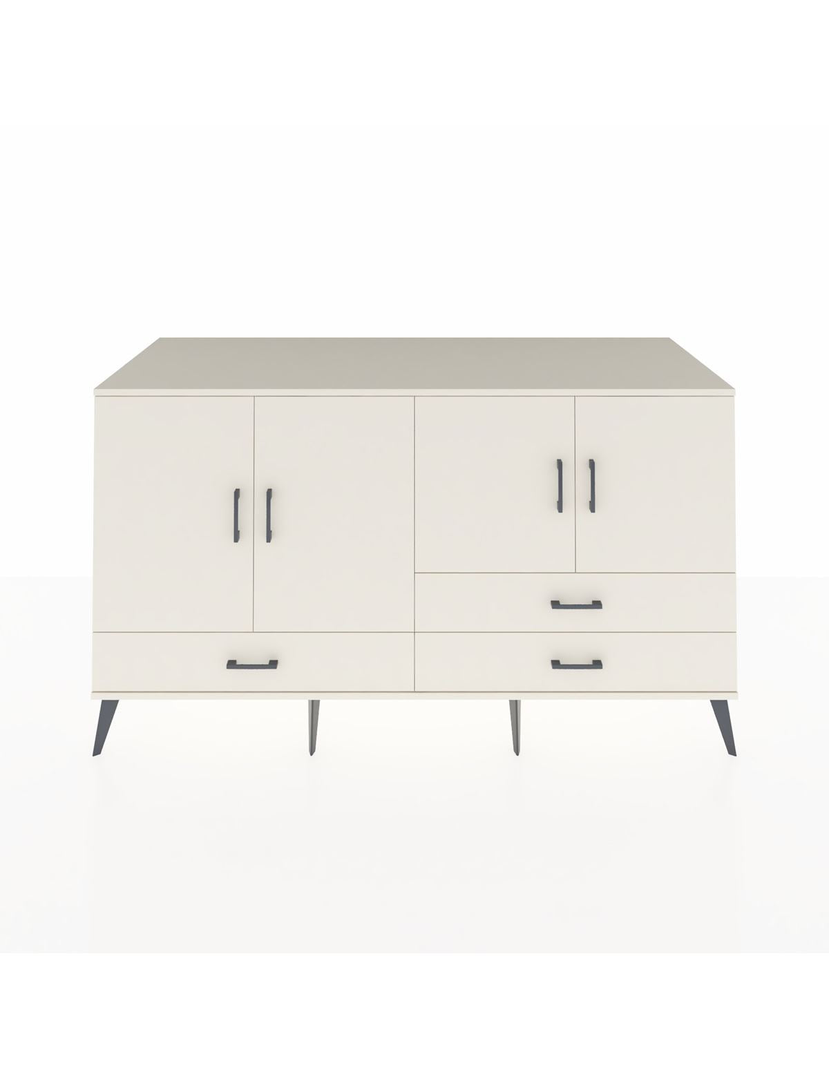 Kronos Konsol 5 Raflı 3 Çekmeceli 4 Kapaklı 176x59x99 Aytaşı-Aytaşı