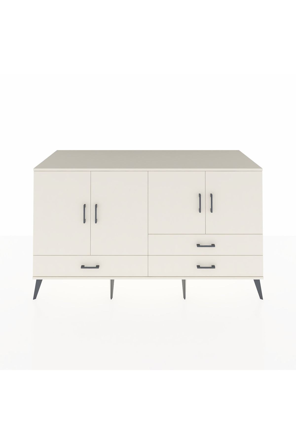 Kronos Konsol 5 Raflı 3 Çekmeceli 4 Kapaklı 176x59x99 Aytaşı-Aytaşı