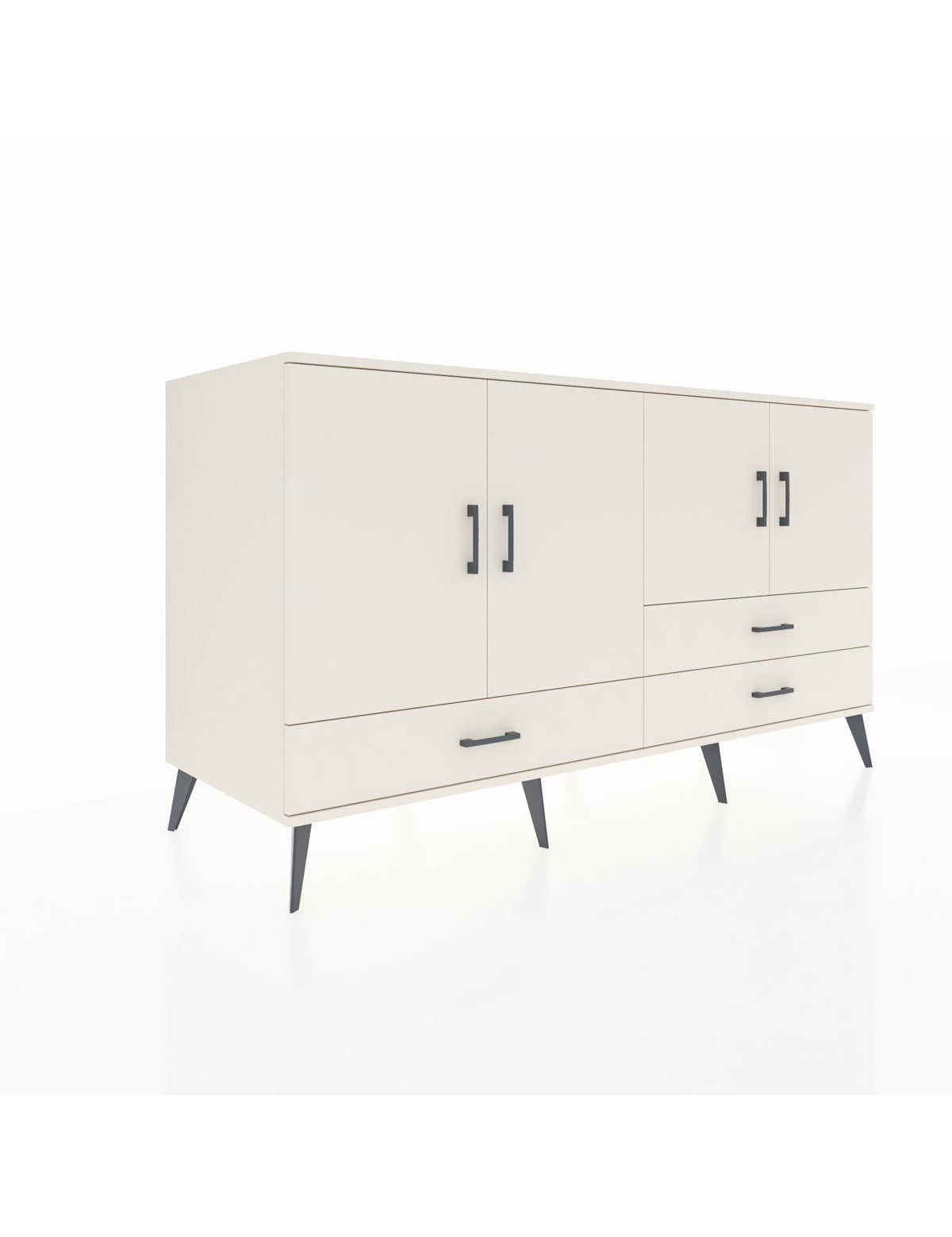 Kronos Konsol 5 Raflı 3 Çekmeceli 4 Kapaklı 176x59x99 Aytaşı-Aytaşı