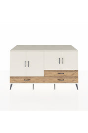 Kronos Konsol 5 Raflı 3 Çekmeceli 4 Kapaklı 176x59x99 Aytaşı-Aytaşı/Çam