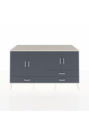 Kronos Konsol 5 Raflı 3 Çekmeceli 4 Kapaklı 176x59x99 Aytaşı-Antrasit