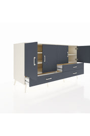 Kronos Konsol 5 Raflı 3 Çekmeceli 4 Kapaklı 176x59x99 Aytaşı-Antrasit