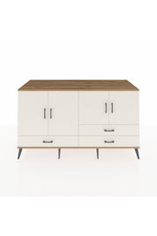 Kronos Konsol 5 Raflı 3 Çekmeceli 4 Kapaklı 176x59x99 Çam-Aytaşı