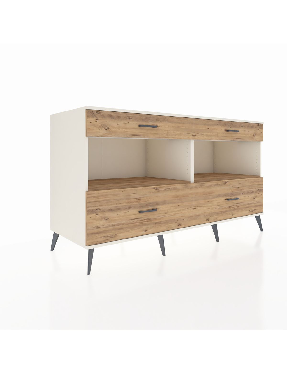 Kronos Konsol 2 Raflı 4 Çekmeceli 176x59x99 Aytaşı-Çam