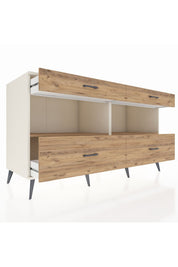 Kronos Konsol 2 Raflı 4 Çekmeceli 176x59x99 Aytaşı-Çam