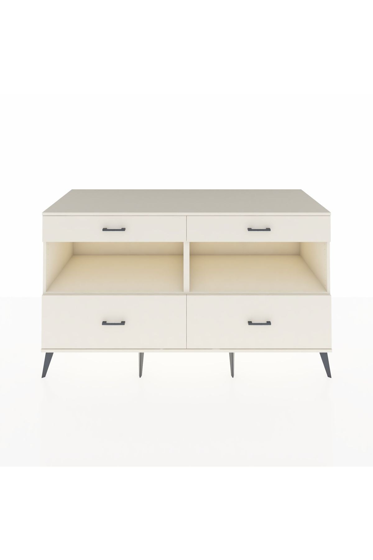Kronos Konsol 2 Raflı 4 Çekmeceli 176x59x99 Aytaşı-Aytaşı