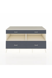 Kronos Konsol 2 Raflı 4 Çekmeceli 176x59x99 Aytaşı-Aytaşı/Antrasit