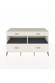 Kronos Konsol 2 Raflı 4 Çekmeceli 176x59x99 Aytaşı-Antrasit/Aytaşı