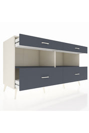 Kronos Konsol 2 Raflı 4 Çekmeceli 176x59x99 Aytaşı-Antrasit