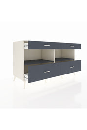 Kronos Konsol 2 Raflı 4 Çekmeceli 176x59x99 Aytaşı-Antrasit