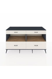 Kronos Konsol 2 Raflı 4 Çekmeceli 176x59x99 Antrasit-Çam/Aytaşı