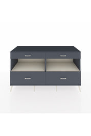 Kronos Konsol 2 Raflı 4 Çekmeceli 176x59x99 Antrasit-Aytaşı/Antrasit
