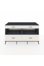 Kronos Konsol 2 Raflı 4 Çekmeceli 176x59x99 Antrasit-Antrasit/Aytaşı