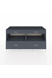 Kronos Konsol 2 Raflı 4 Çekmeceli 176x59x99 Antrasit-Antrasit