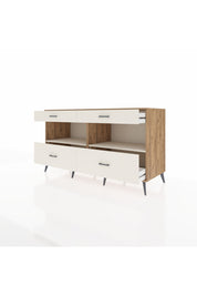 Kronos Konsol 2 Raflı 4 Çekmeceli 176x59x99 Çam-Aytaşı