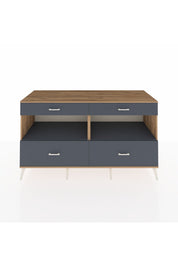 Kronos Konsol 2 Raflı 4 Çekmeceli 176x59x99 Çam-Antrasit