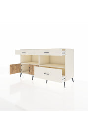 Kronos Konsol 2 Raflı 3 Çekmeceli 2 Kapaklı 176x59x99 Aytaşı-Çam/Aytaşı