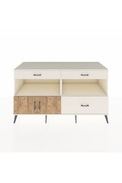 Kronos Konsol 2 Raflı 3 Çekmeceli 2 Kapaklı 176x59x99 Aytaşı-Çam/Aytaşı