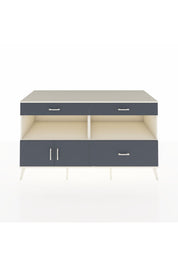 Kronos Konsol 2 Raflı 3 Çekmeceli 2 Kapaklı 176x59x99 Aytaşı-Antrasit