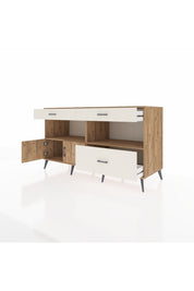 Kronos Konsol 2 Raflı 3 Çekmeceli 2 Kapaklı 176x59x99 Çam-Çam/Aytaşı