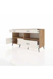 Kronos Konsol 2 Raflı 3 Çekmeceli 2 Kapaklı 176x59x99 Çam-Aytaşı