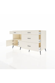 Kronos Konsol Tek Raflı 4 Çekmeceli 2 Kapaklı 176x59x99 Aytaşı-Aytaşı