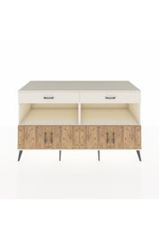 Kronos Konsol 2 Raflı 2 Çekmeceli 4 Kapaklı 176x59x99 Aytaşı-Çam/Aytaşı